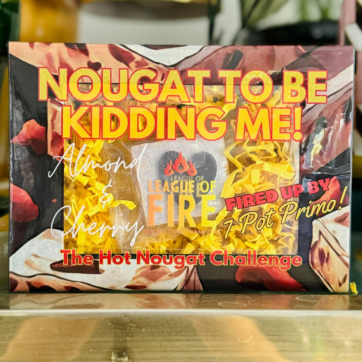 NOUGAT TO BE KIDDING ME! The Hot Nougat Challenge (Almond & Cherry)