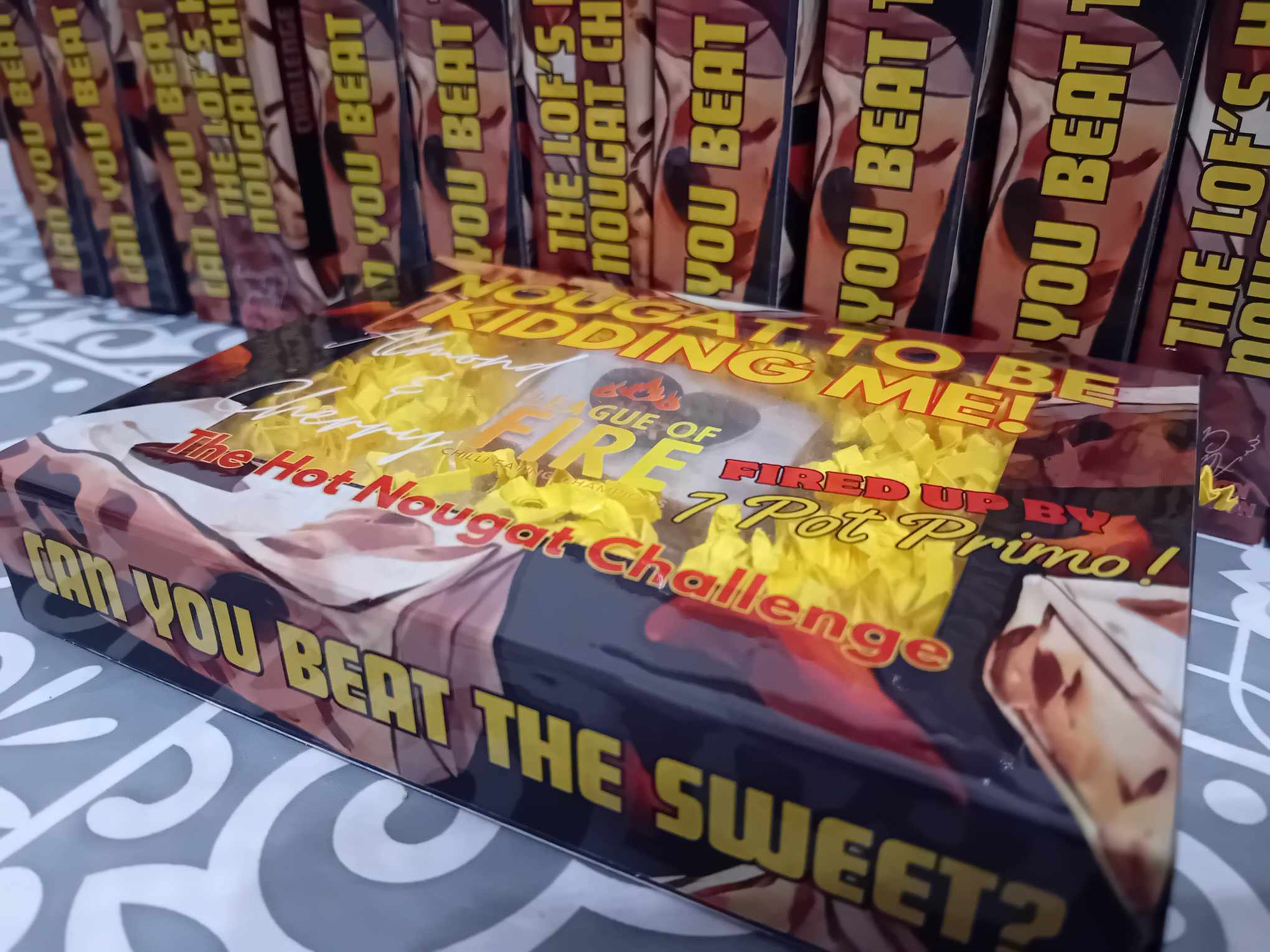 NOUGAT TO BE KIDDING ME!<br>The Hot Nougat Challenge (Almond & Cherry) - Image 2